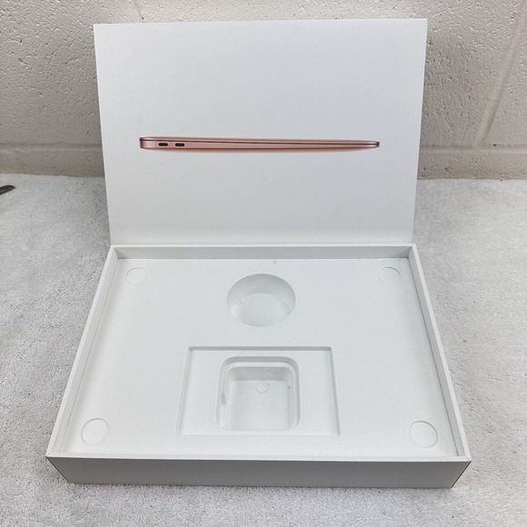 MacBook Air 13 M1 A2337 EMPTY BOX ONLY 256 Ssd Golden - Picture 1 of 6